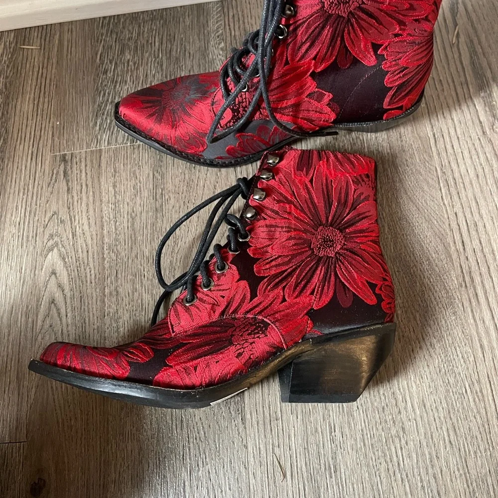 Jeffrey Campbell Floral Booties - Picture 4 of 4